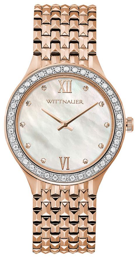 fake wittnauer rose gold stainless steel band watch|wittnauer watches.